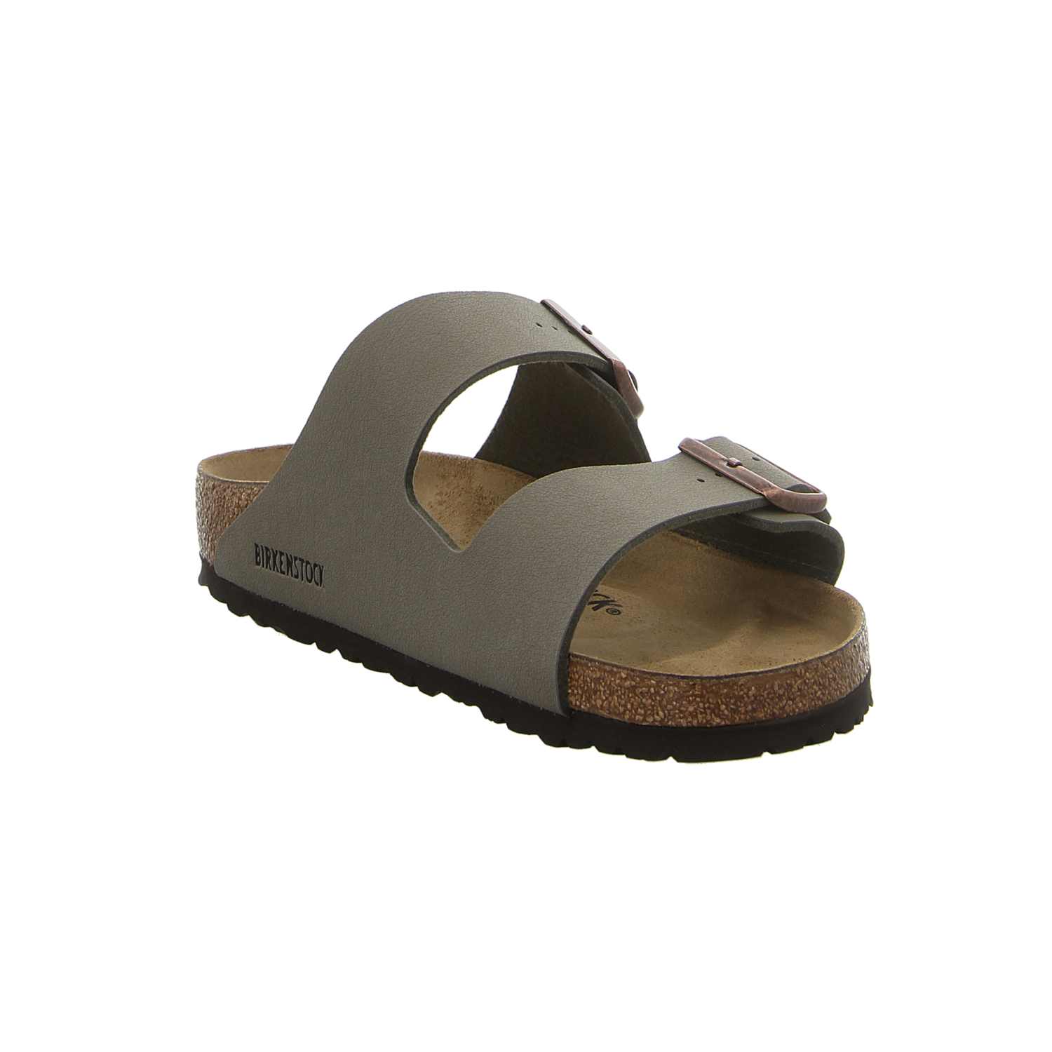 Birkenstock Herren Pantolette Arizona BS In Grau SALE Schuhfachmann