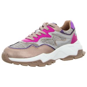 Sneaker - DWRS - Chester - steel/fuchsia