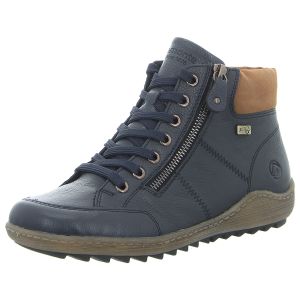 Stiefeletten - Remonte - blau kombi