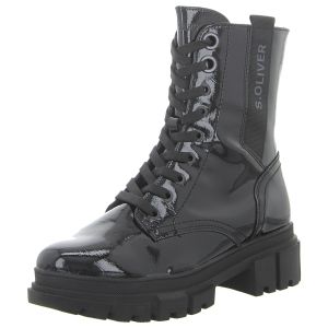 Stiefeletten - S.Oliver - black patent