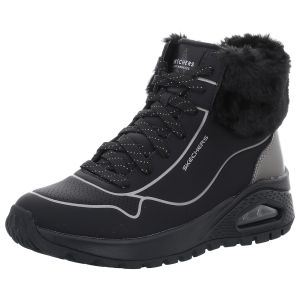 Stiefeletten - Skechers - Uno Rugged -Fall Shi - BlackDurabuck/Metallic Durlaether/Faux Fur