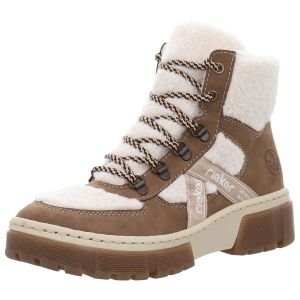 Stiefeletten - Rieker - beige kombi