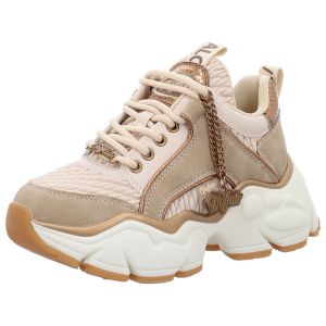 Sneaker - Buffalo - Binary Quilt - beige/cream/bronze