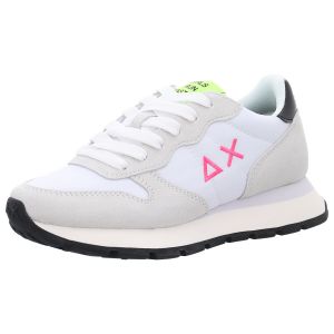 Sneaker - Sun68 - Ally Solid Nylon - bianco/fuxia fluo