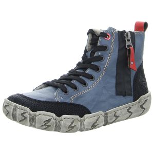 Stiefeletten - Rieker - blau kombi