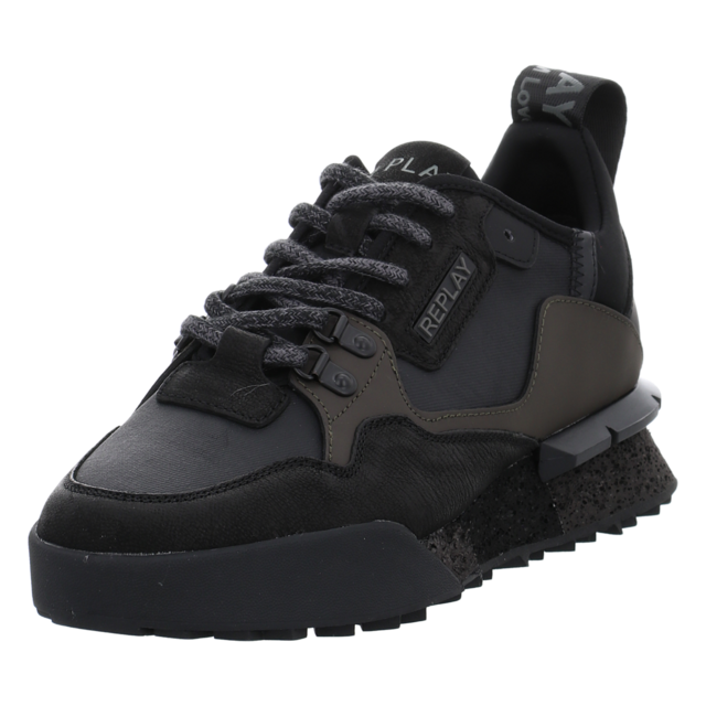 Replay - GMS1P.000.C0047L-167 - Field Speed Raw - black dk grey - Sneaker