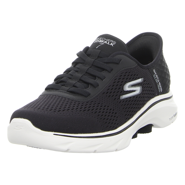 Skechers - 216648 BKW - Go Walk 7-Free Hand - black/white - Sneaker