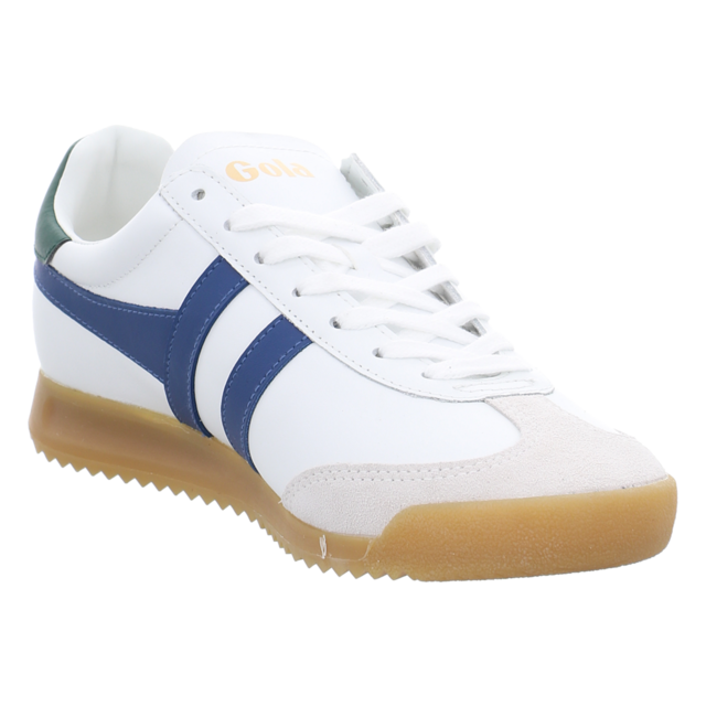 Gola - CMB622-XE - Torpedo Leather - white/marine blue/evergreen - Sneaker