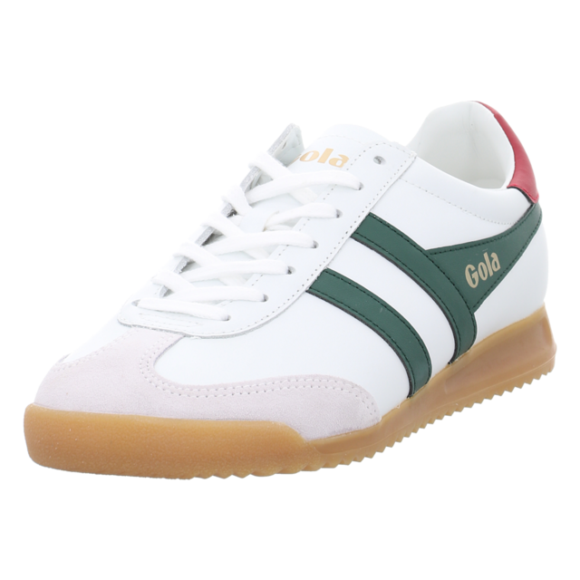 Gola - CMB622-WN - Torpedo Leather - white/evergreen/deepred - Sneaker