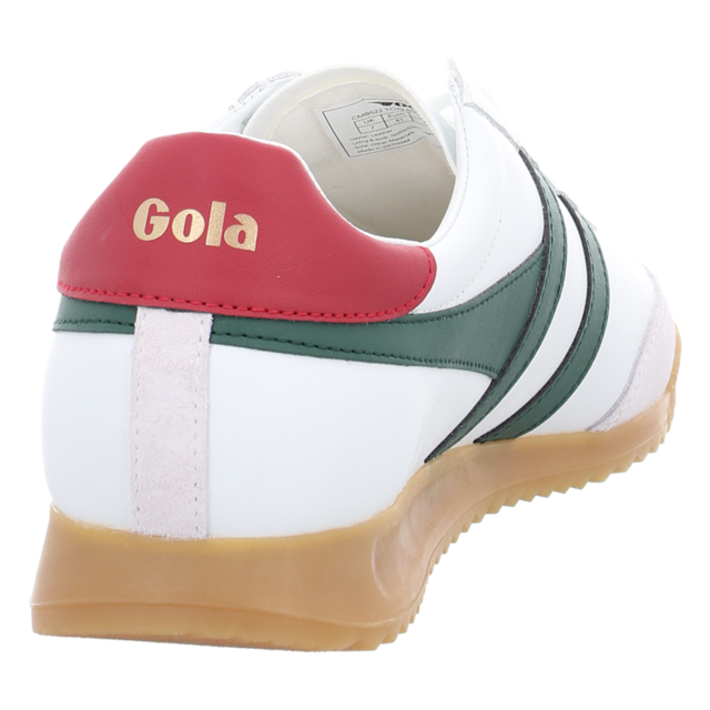 Gola - CMB622-WN - Torpedo Leather - white/evergreen/deepred - Sneaker