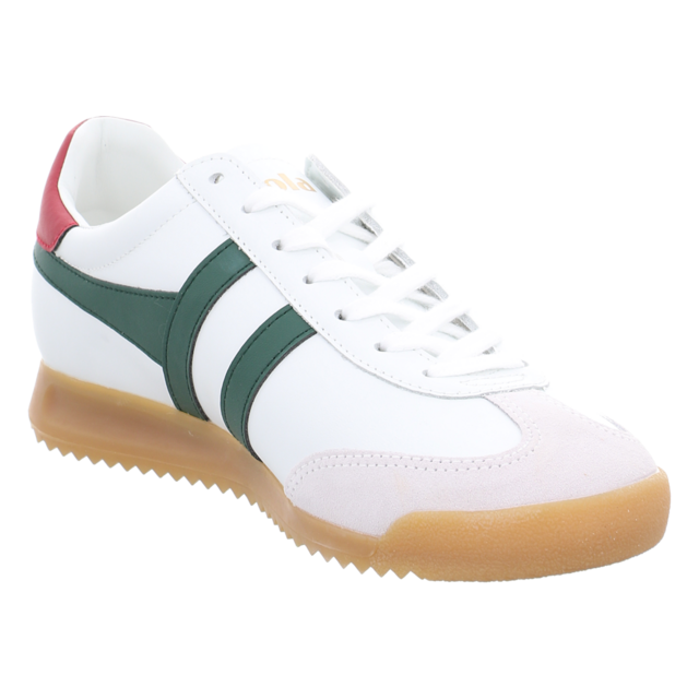 Gola - CMB622-WN - Torpedo Leather - white/evergreen/deepred - Sneaker