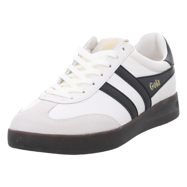 Gola - CMB743-WB - Cyclone Leather - white/black/dark gum - Sneaker