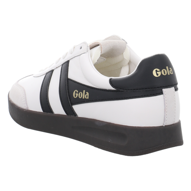 Gola - CMB743-WB - Cyclone Leather - white/black/dark gum - Sneaker