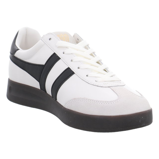 Gola - CMB743-WB - Cyclone Leather - white/black/dark gum - Sneaker