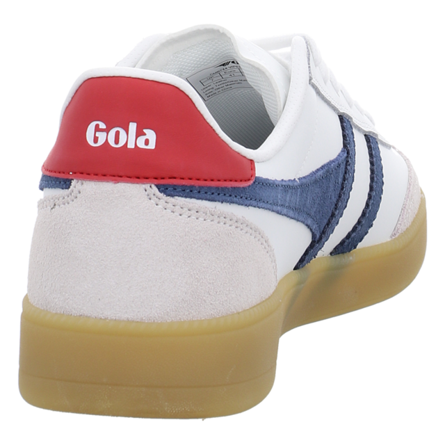 Gola - CMB744-WE - Viper Leather - white/moonlight/deepred/gum - Sneaker