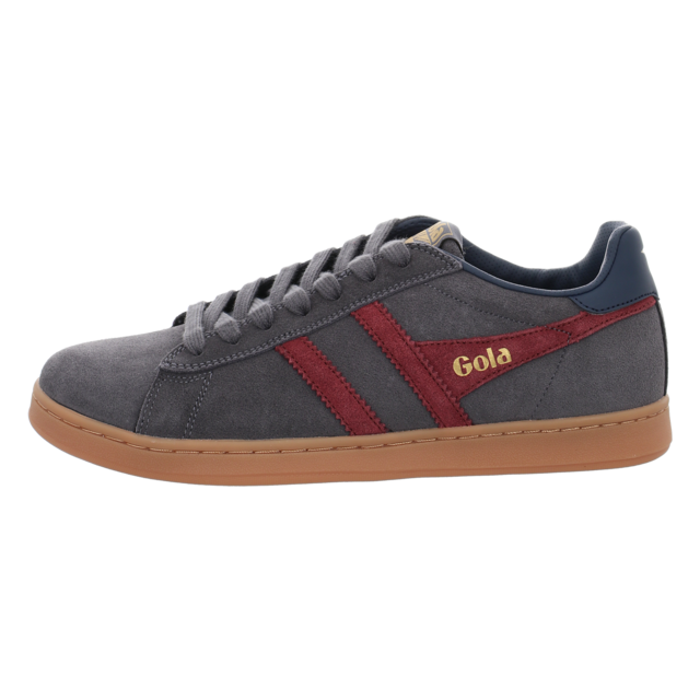 Gola - CMB387-GR - Equipe II Suede - storm/burgundy/navy - Sneaker