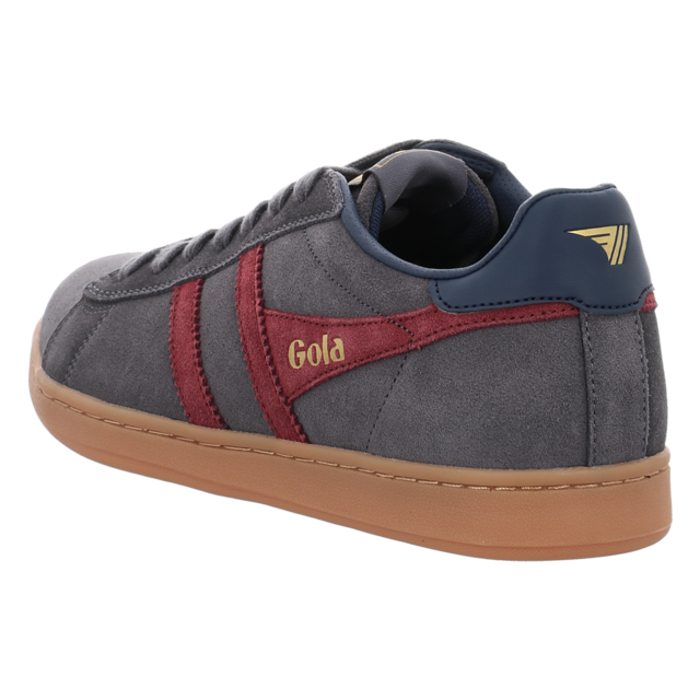 Gola - CMB387-GR - Equipe II Suede - storm/burgundy/navy - Sneaker