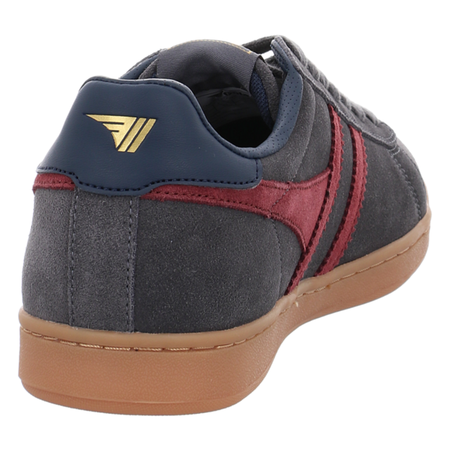 Gola - CMB387-GR - Equipe II Suede - storm/burgundy/navy - Sneaker