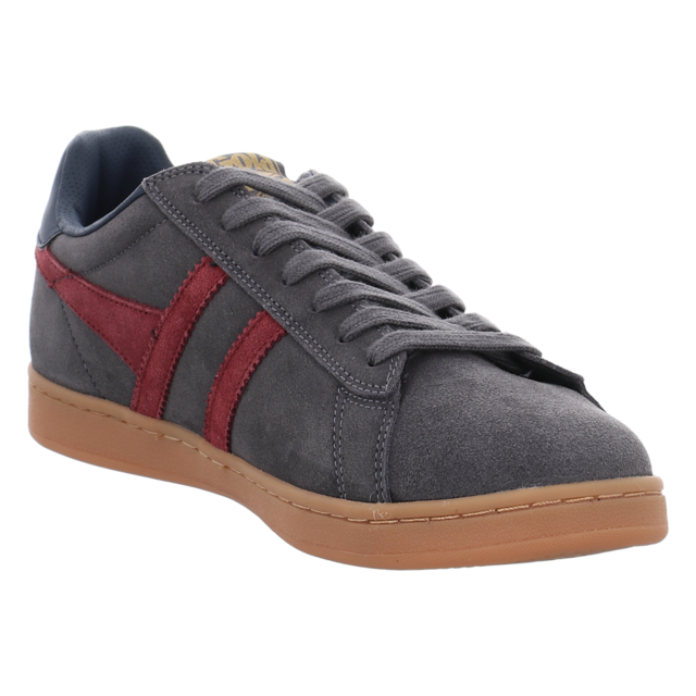 Gola - CMB387-GR - Equipe II Suede - storm/burgundy/navy - Sneaker