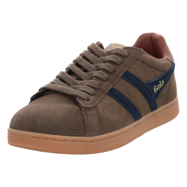 Gola - CMB387-FE - Equipe II Suede - dark taupe/navy/rust - Sneaker