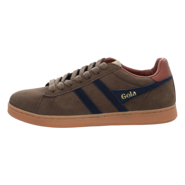 Gola - CMB387-FE - Equipe II Suede - dark taupe/navy/rust - Sneaker