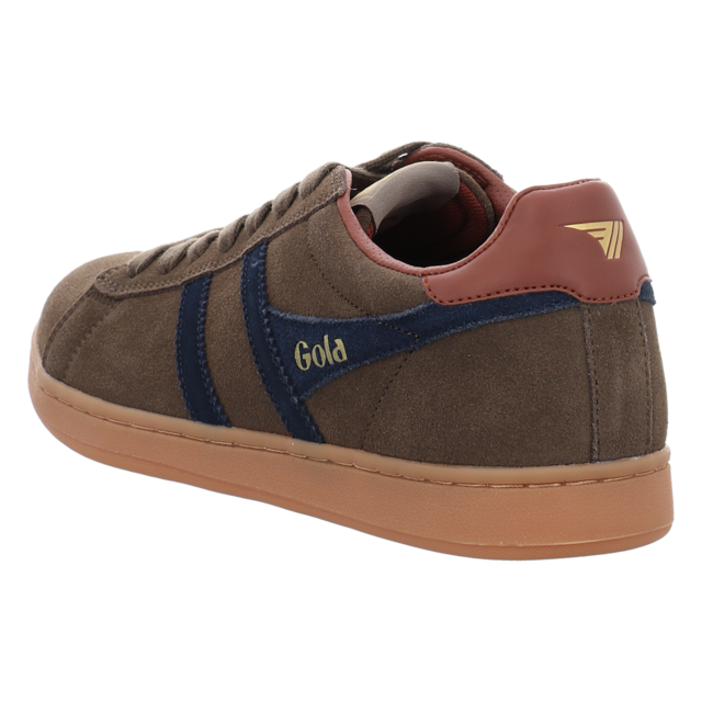 Gola - CMB387-FE - Equipe II Suede - dark taupe/navy/rust - Sneaker