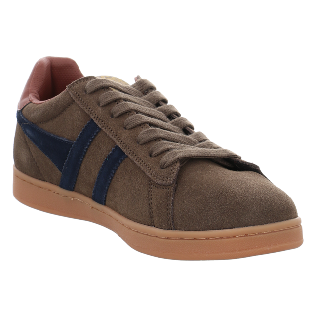 Gola - CMB387-FE - Equipe II Suede - dark taupe/navy/rust - Sneaker