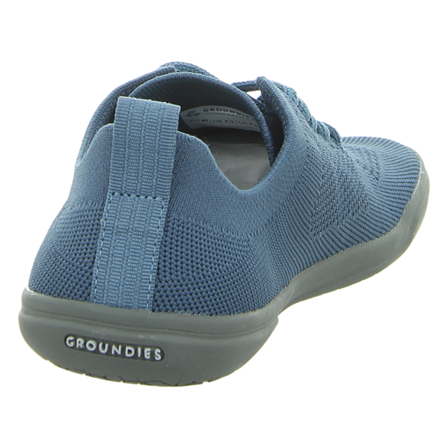 Groundies - GND-230211-07 - Active Knit - blau - Schnrschuhe