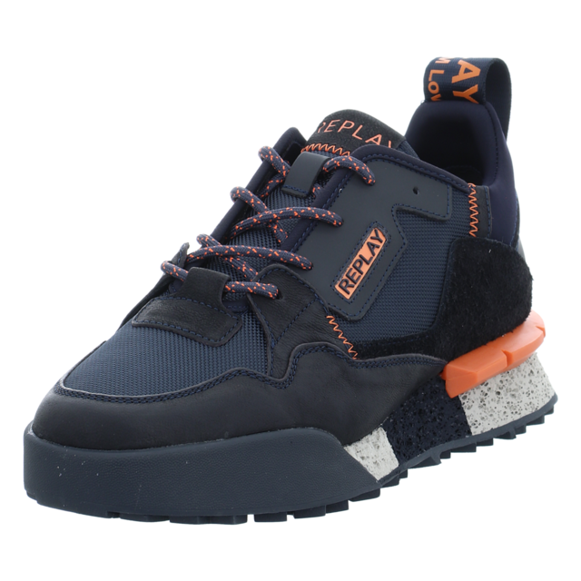 Replay - GMS1P.000.C0045L-369 - Field Melt - navy orange - Sneaker