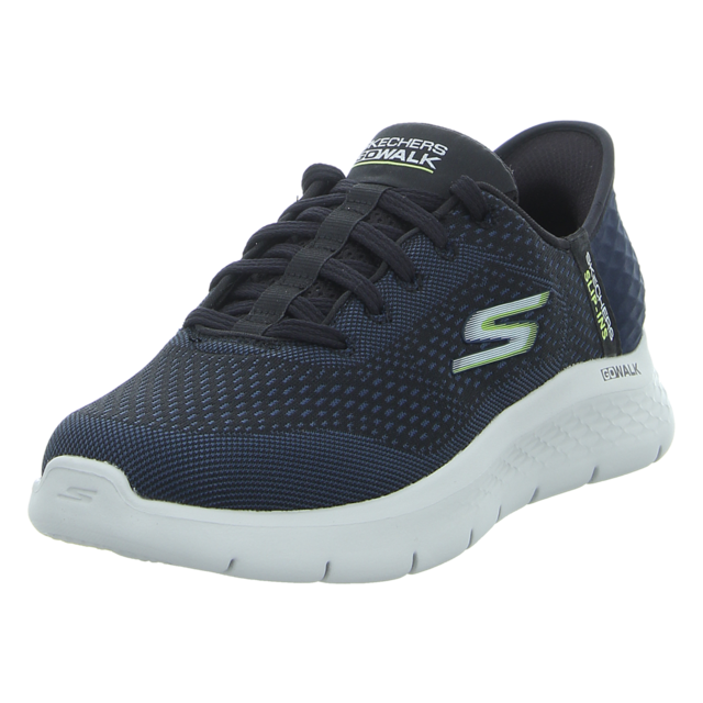 Skechers - 216505 NVLM - Go Walk Flex - Navy/lime - Sneaker