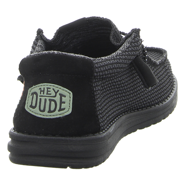 Hey Dude - 40403-060 - Wally Sport Mesh - black/black - Schnrschuhe