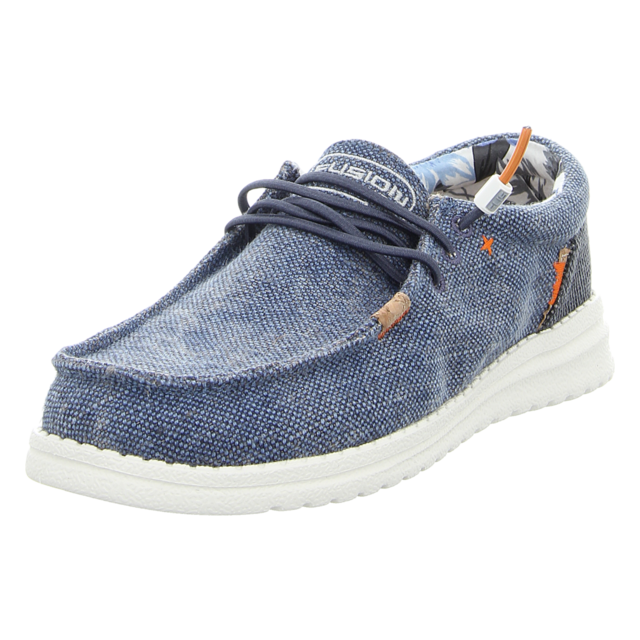 Fusion - JACK rought linen ocean - Jack - ocean - Schnrschuhe