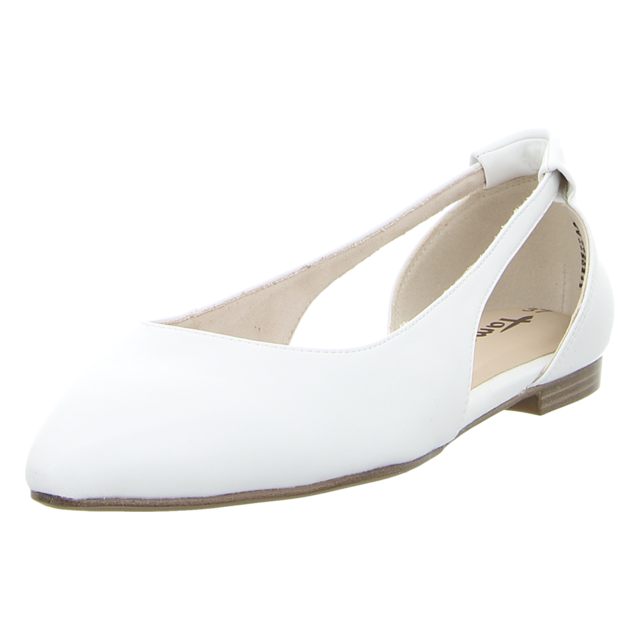 Tamaris - 1-1-22182-42-140 - 1-1-22182-42-140 - white matt - Ballerinas