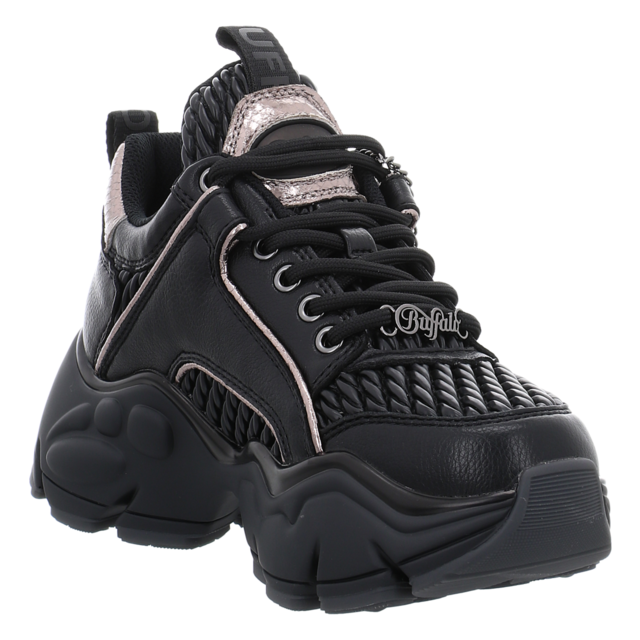 Buffalo - BN16363041 - Binary Quilt - black/pewter - Sneaker