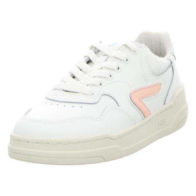 HUB - W6001L31-L10-506 - Court L31 - offwhite/peach/surfspray/light beige - Sneaker