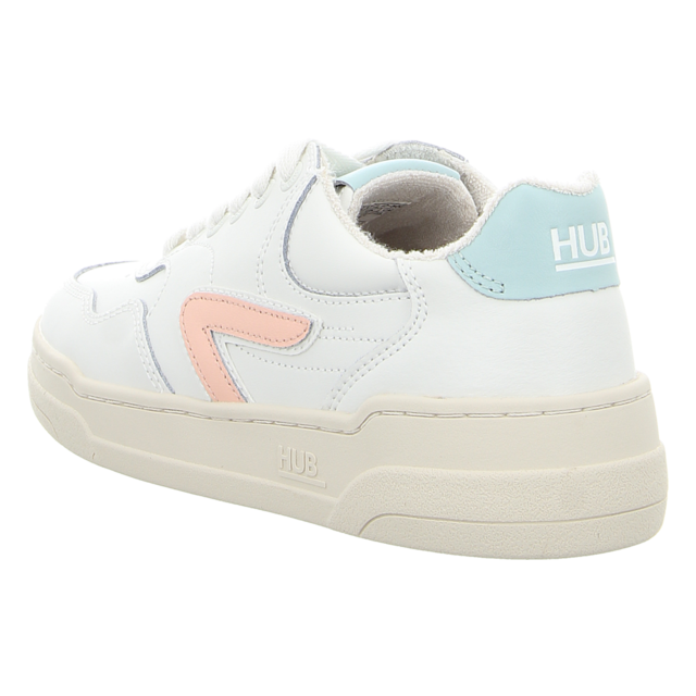 HUB - W6001L31-L10-506 - Court L31 - offwhite/peach/surfspray/light beige - Sneaker