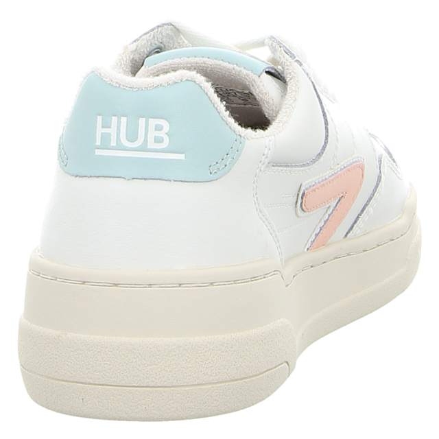 HUB - W6001L31-L10-506 - Court L31 - offwhite/peach/surfspray/light beige - Sneaker