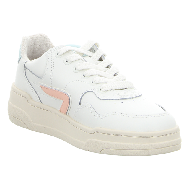 HUB - W6001L31-L10-506 - Court L31 - offwhite/peach/surfspray/light beige - Sneaker