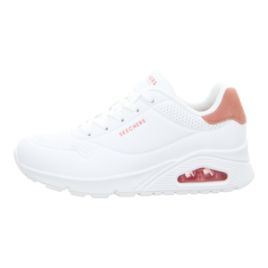 Sneaker - Skechers - Uno - white/hot coral