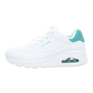 Sneaker - Skechers - Uno - Pop Back - white mint