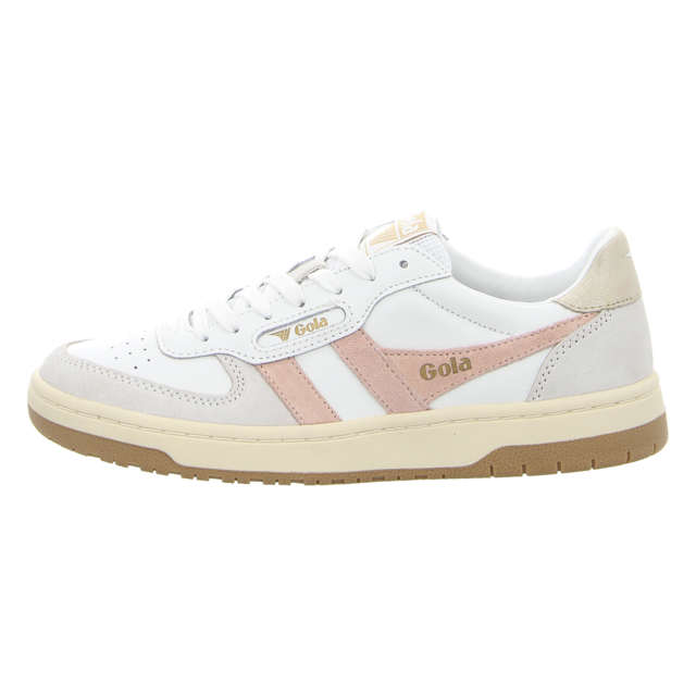 Gola - CLB336-WH - Hawk - white/pearl pink/gold - Sneaker