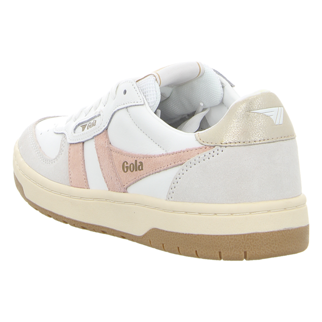 Gola - CLB336-WH - Hawk - white/pearl pink/gold - Sneaker