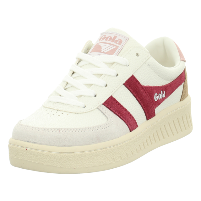 Gola - CLA415-AK - Grandslam Trident - white/cerise/chalk pink - Sneaker