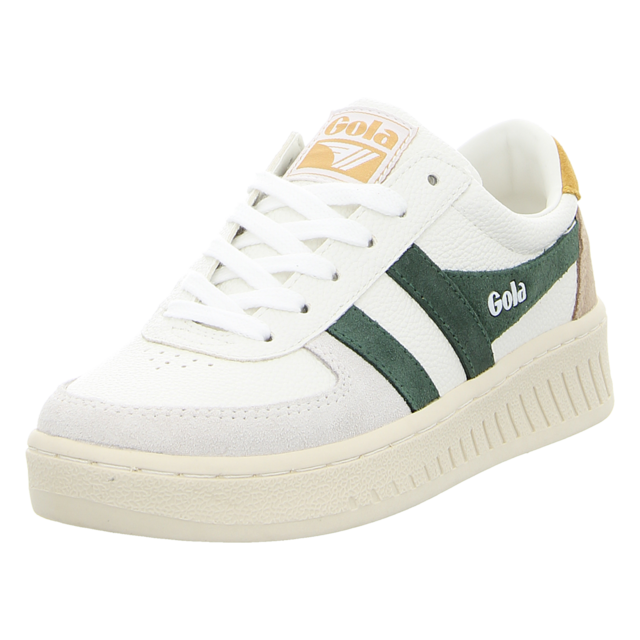 Gola - CLA415-XN - Grandslam Trident - white/evergreen/sun - Sneaker