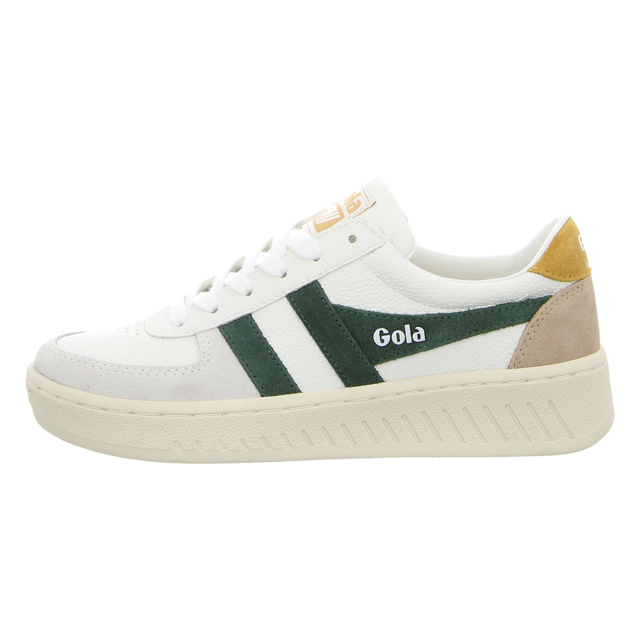 Gola - CLA415-XN - Grandslam Trident - white/evergreen/sun - Sneaker