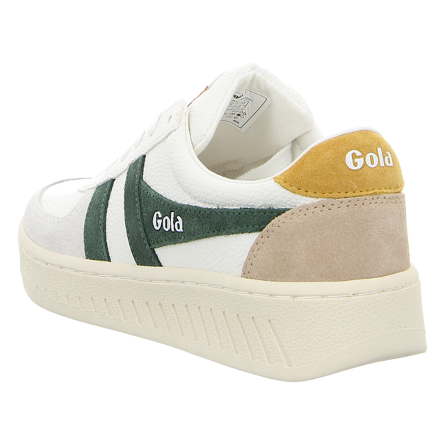 Gola - CLA415-XN - Grandslam Trident - white/evergreen/sun - Sneaker