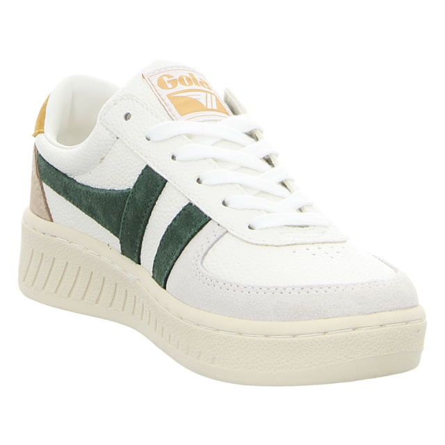 Gola - CLA415-XN - Grandslam Trident - white/evergreen/sun - Sneaker