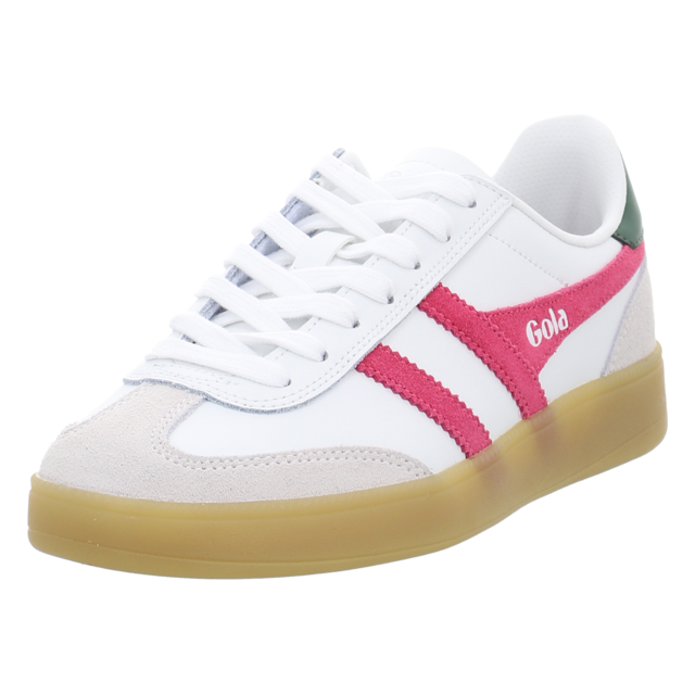 Gola - CLB744-WK - Viper Leather - white/fuchsia/evergreen/gum - Sneaker