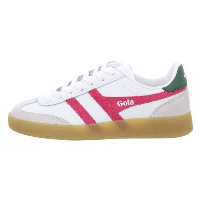 Gola - CLB744-WK - Viper Leather - white/fuchsia/evergreen/gum - Sneaker