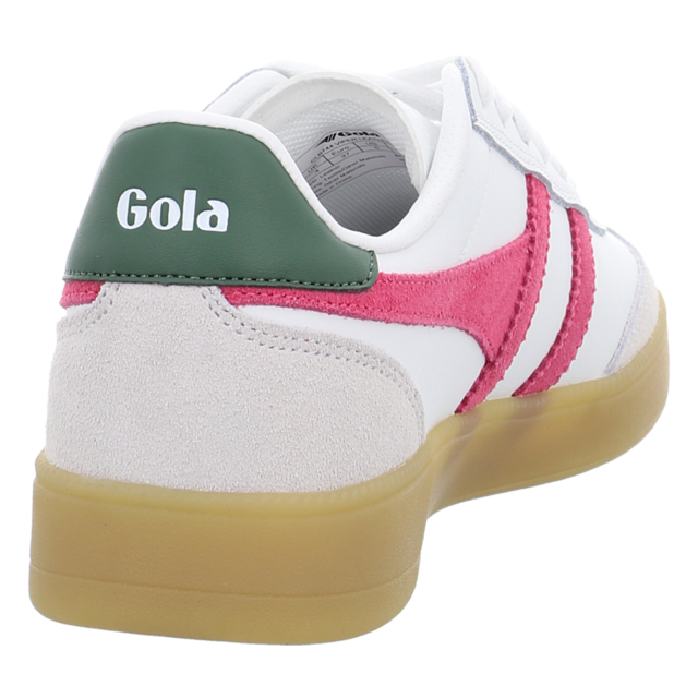 Gola - CLB744-WK - Viper Leather - white/fuchsia/evergreen/gum - Sneaker